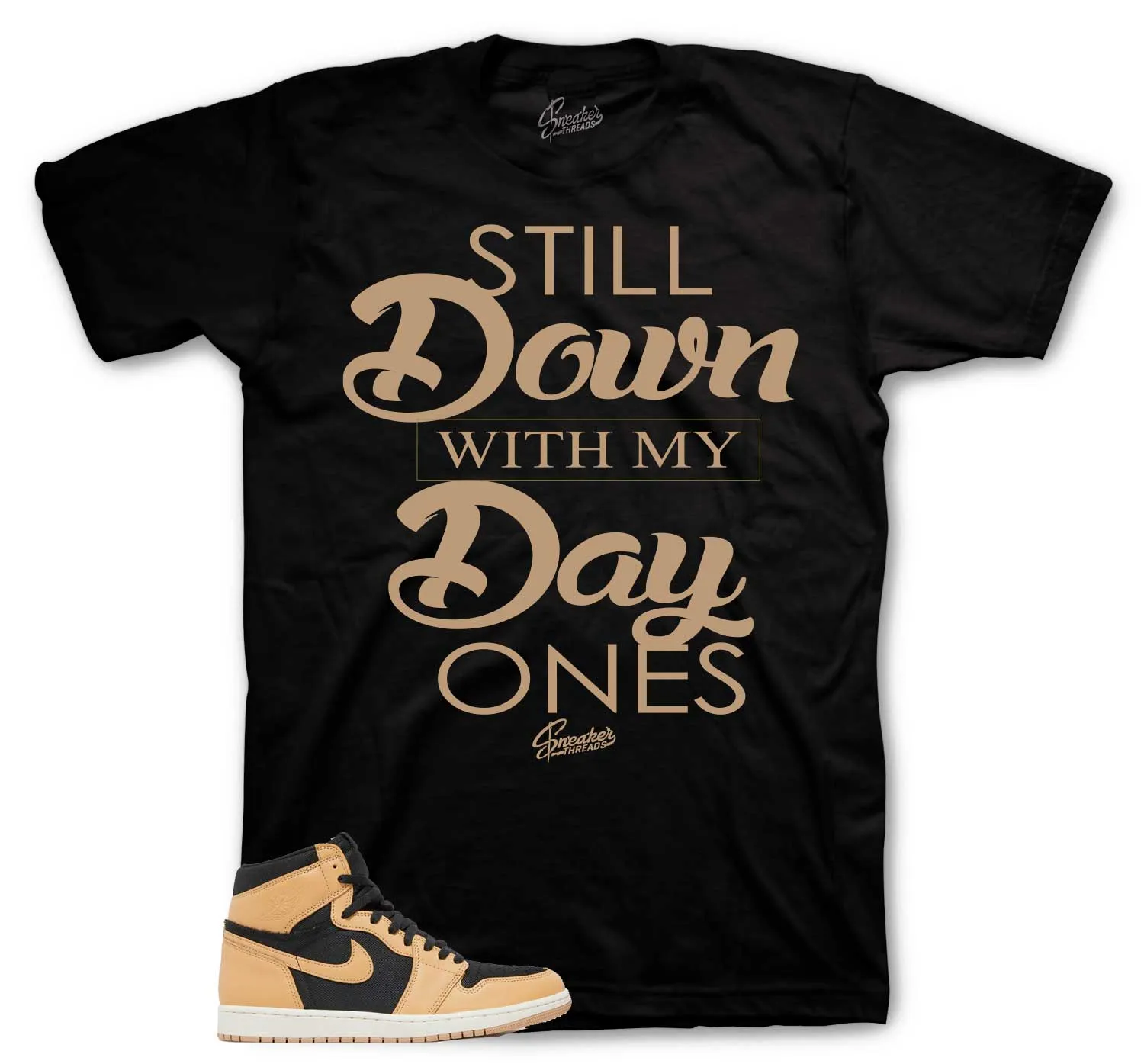 Retro 1 Heirloom Shirt - Day Ones - Black