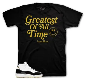 Retro 11 Gratitude Shirt - Goat - Black