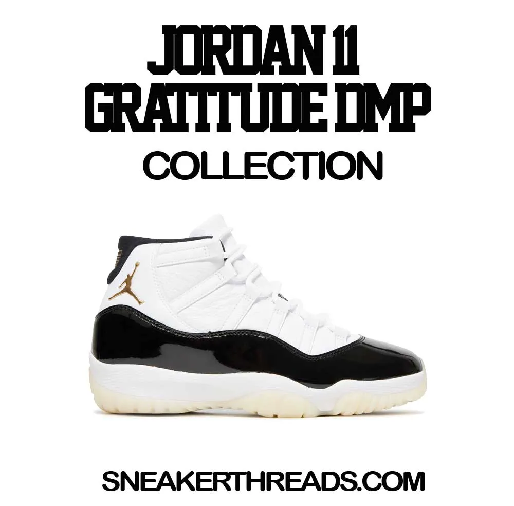 Retro 11 Gratitude Shirt - Goat - Black