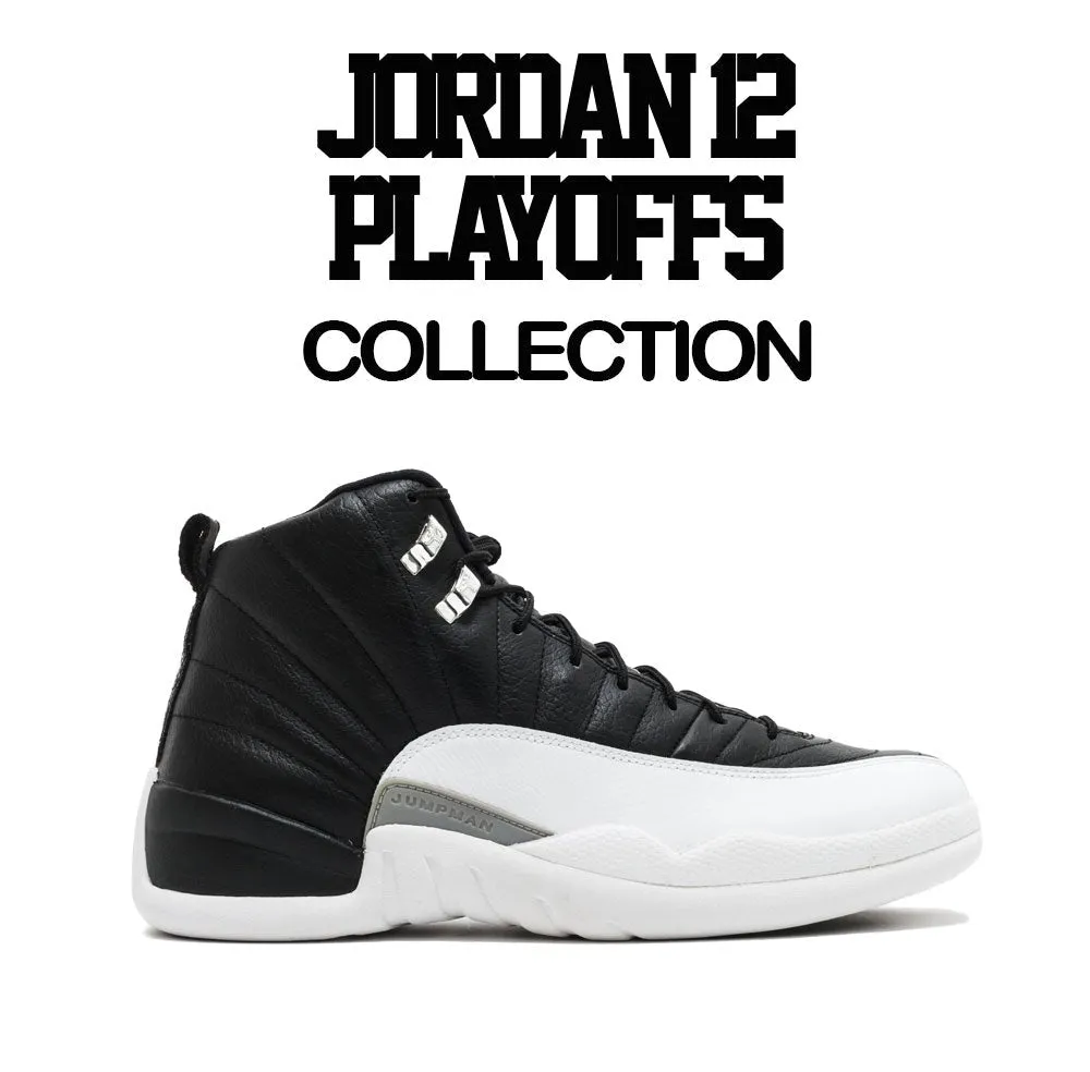 Retro 12 Playoff Shirt - No Matter - Black