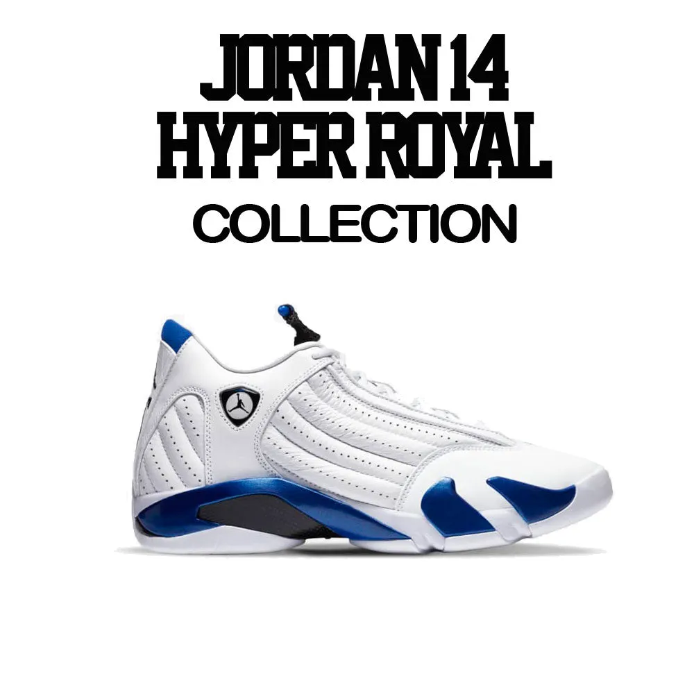 Retro 14 Hyper Royal Shirt - Money Over Love - Black