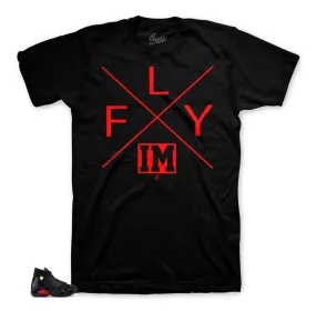 Retro 14 Last Shot Shirt - FLY - Black