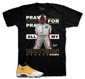 Retro 14 Light Ginger Shirt - Amen - Black