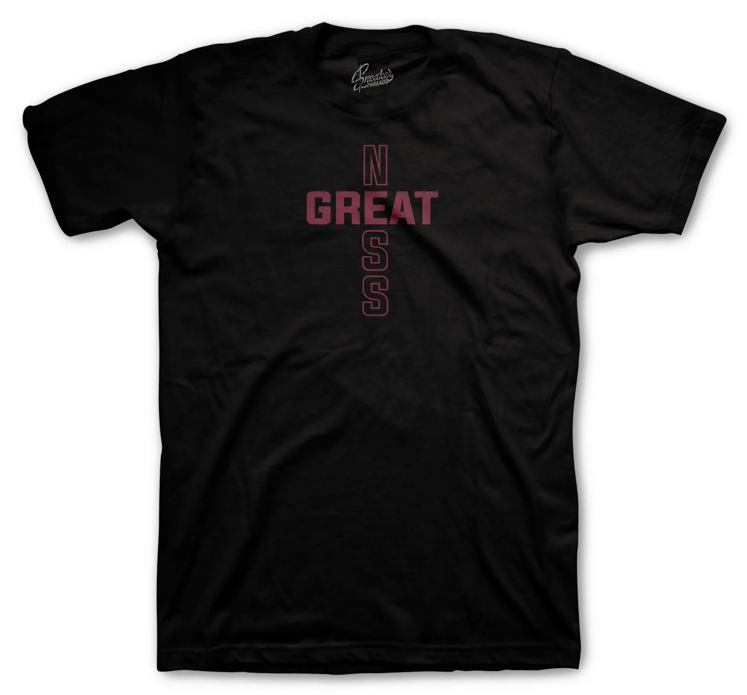 Retro 6 Bordeaux Shirt - Greatness Cross- Black