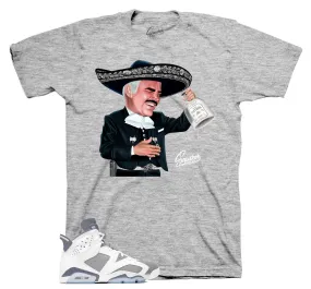 Retro 6 Cool Grey Shirt - Chente Mood - Black