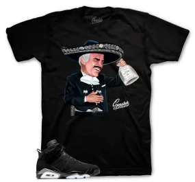 Retro 6 Metallic Silver Chente Mood Shirt