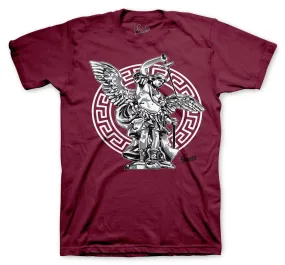 Retro 8 Burgundy Shirt - Saint Michael - Burgundy