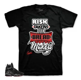 Retro 8 Cement Shirt - Risk Takers - Black