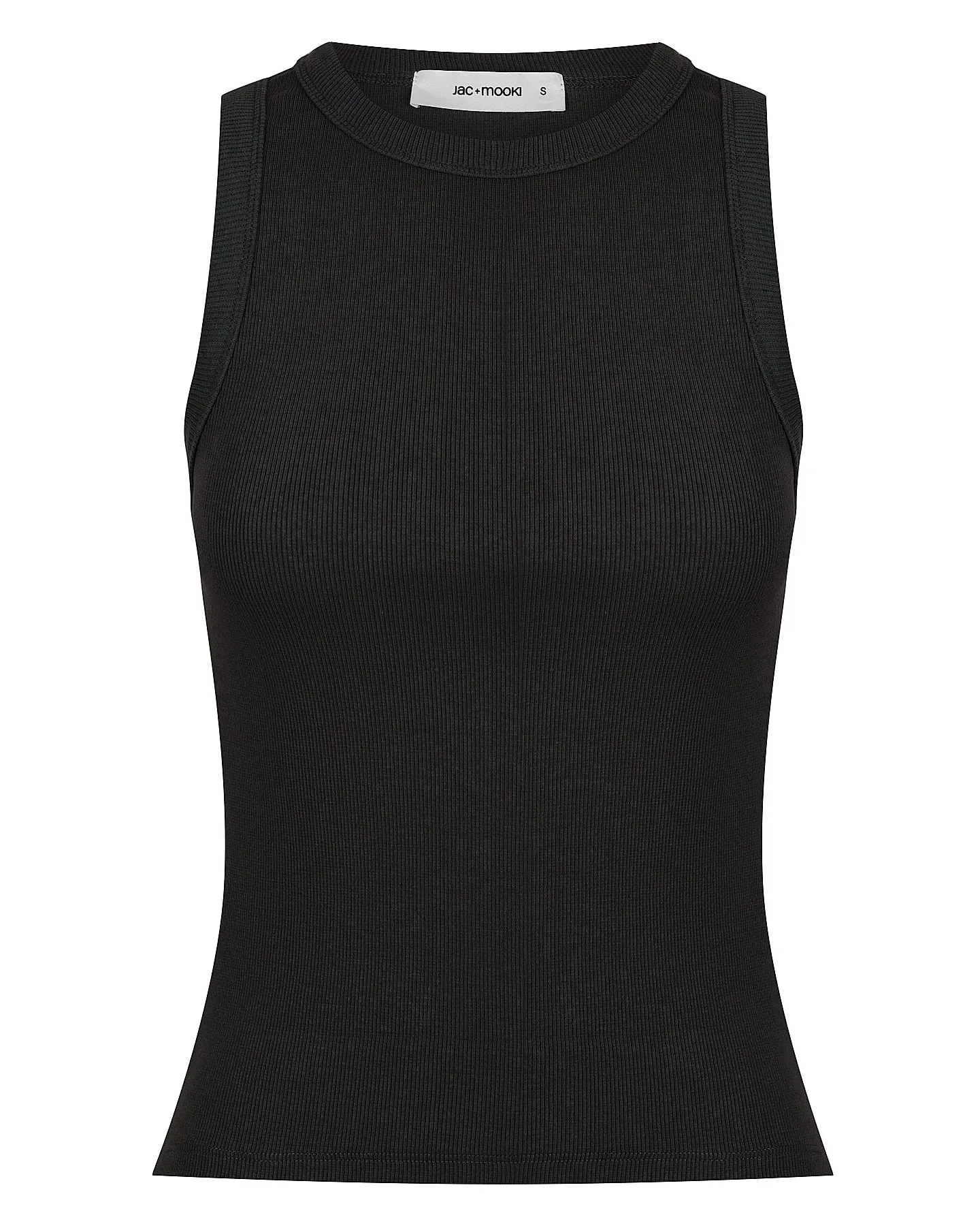 RIB TANK - JET BLACK