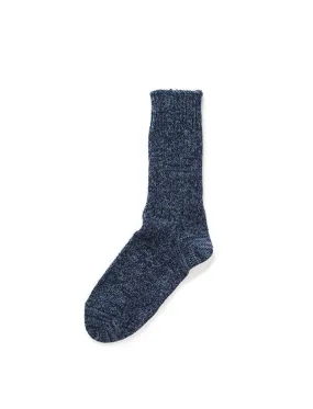 RoToTo Denim Tone Crew Socks Blue Denim