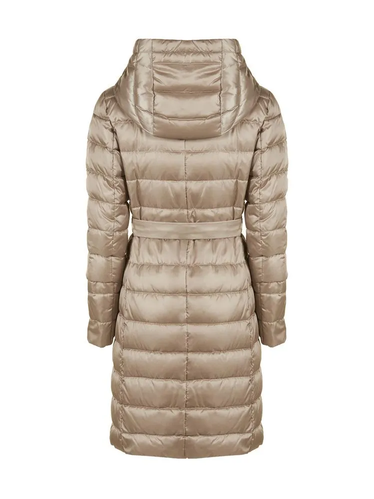 'S Max Mara Quilted Hooded Coat