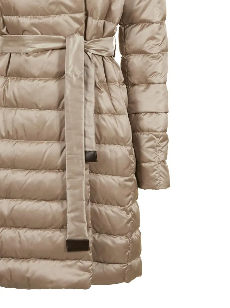 'S Max Mara Quilted Hooded Coat