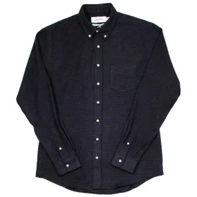 Schnayderman's - Leisure Shirt Flannel Xsmall Check – Black/Dark Grey