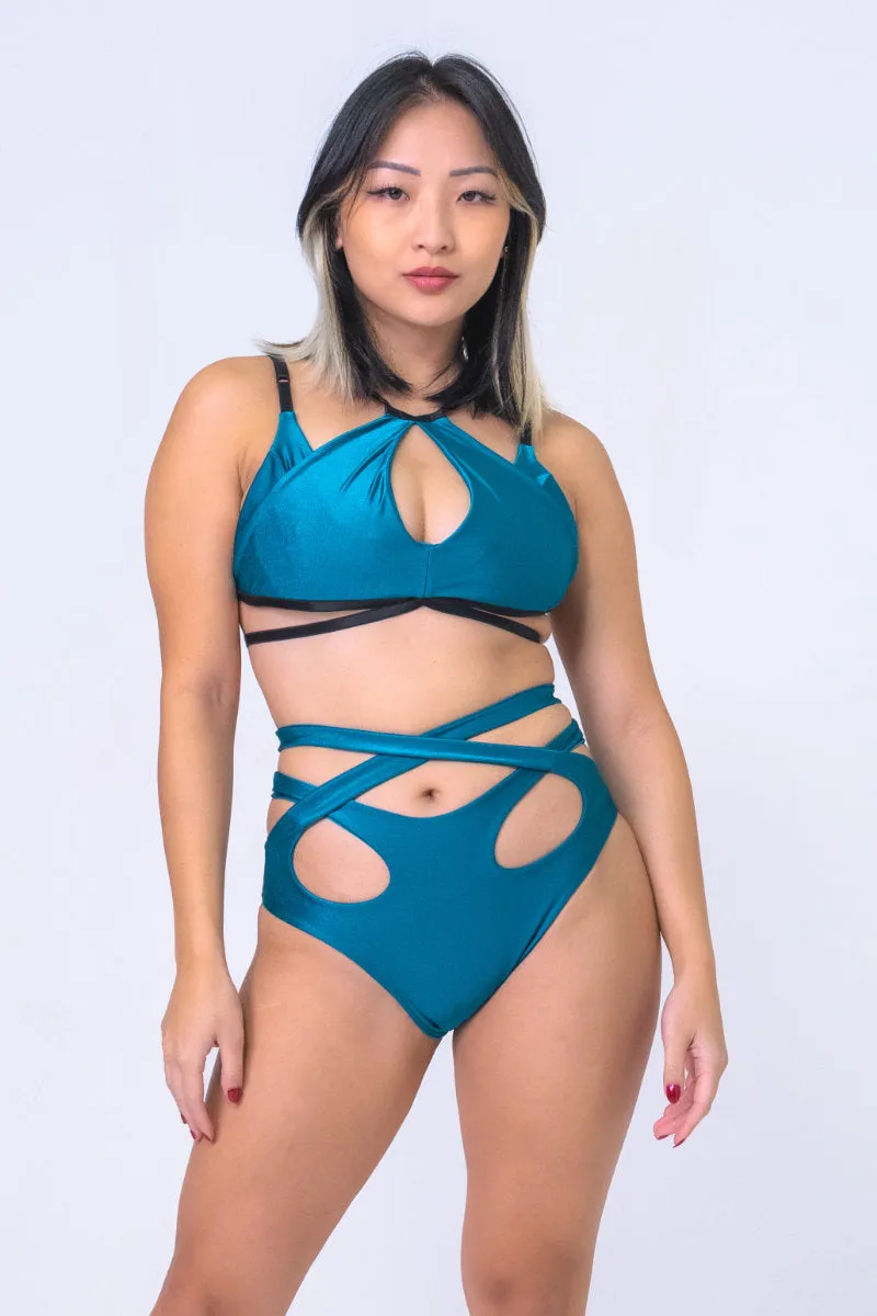 Sorte Wild Bottoms - Teal