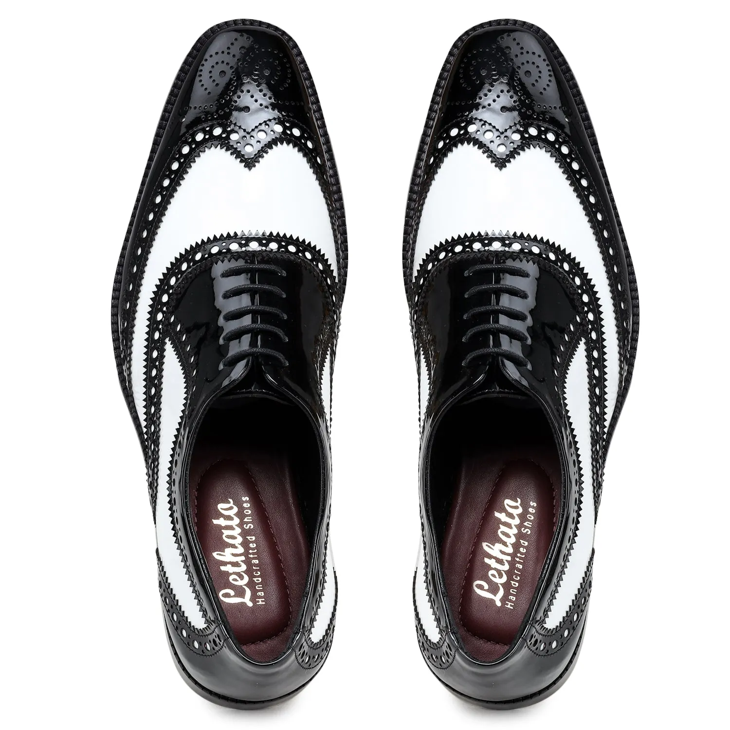 Spectator Wingtip Oxford - Black & White