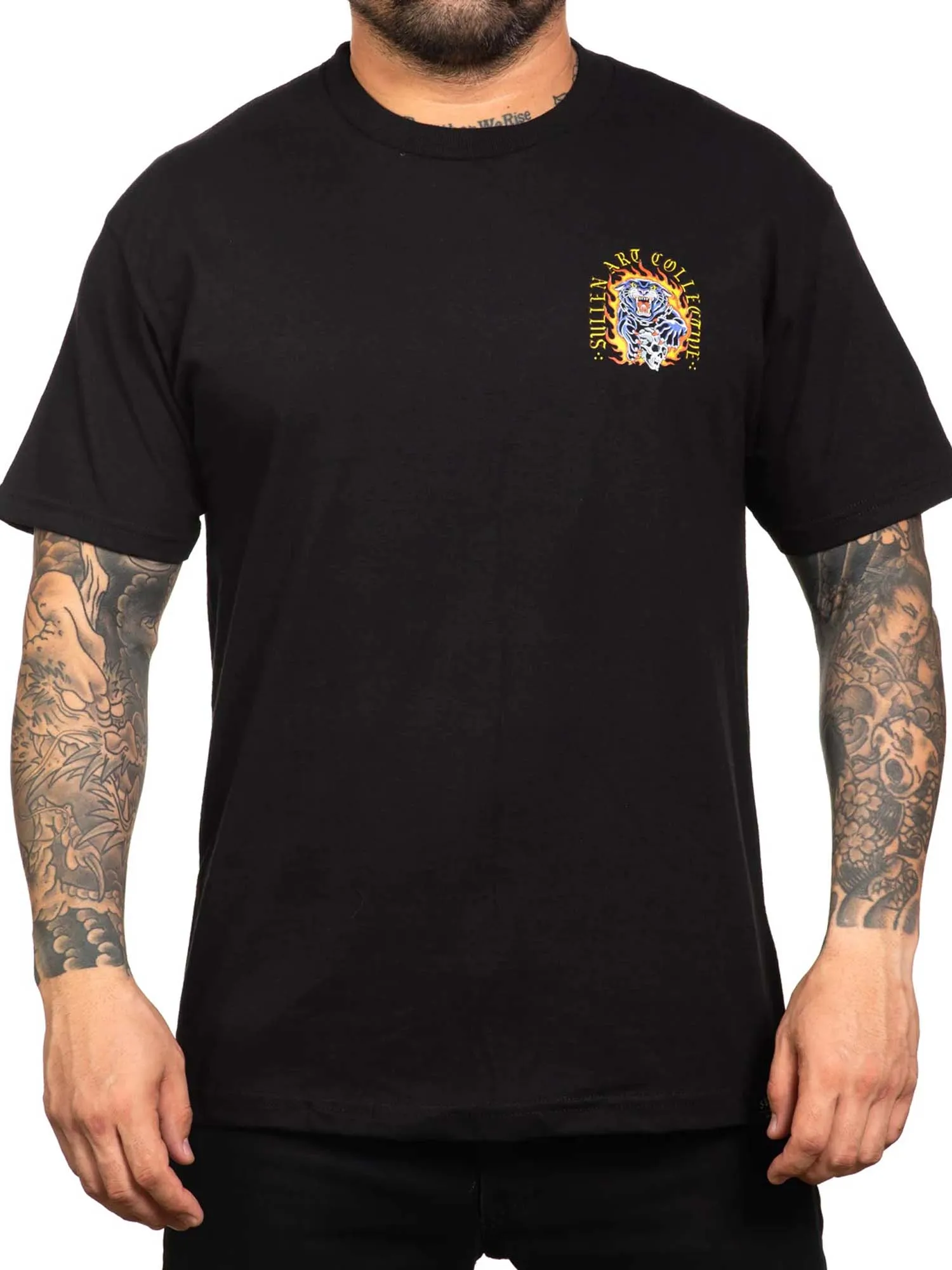 Sullen Men's Lobo Short Sleeve Black Standard T-shirt