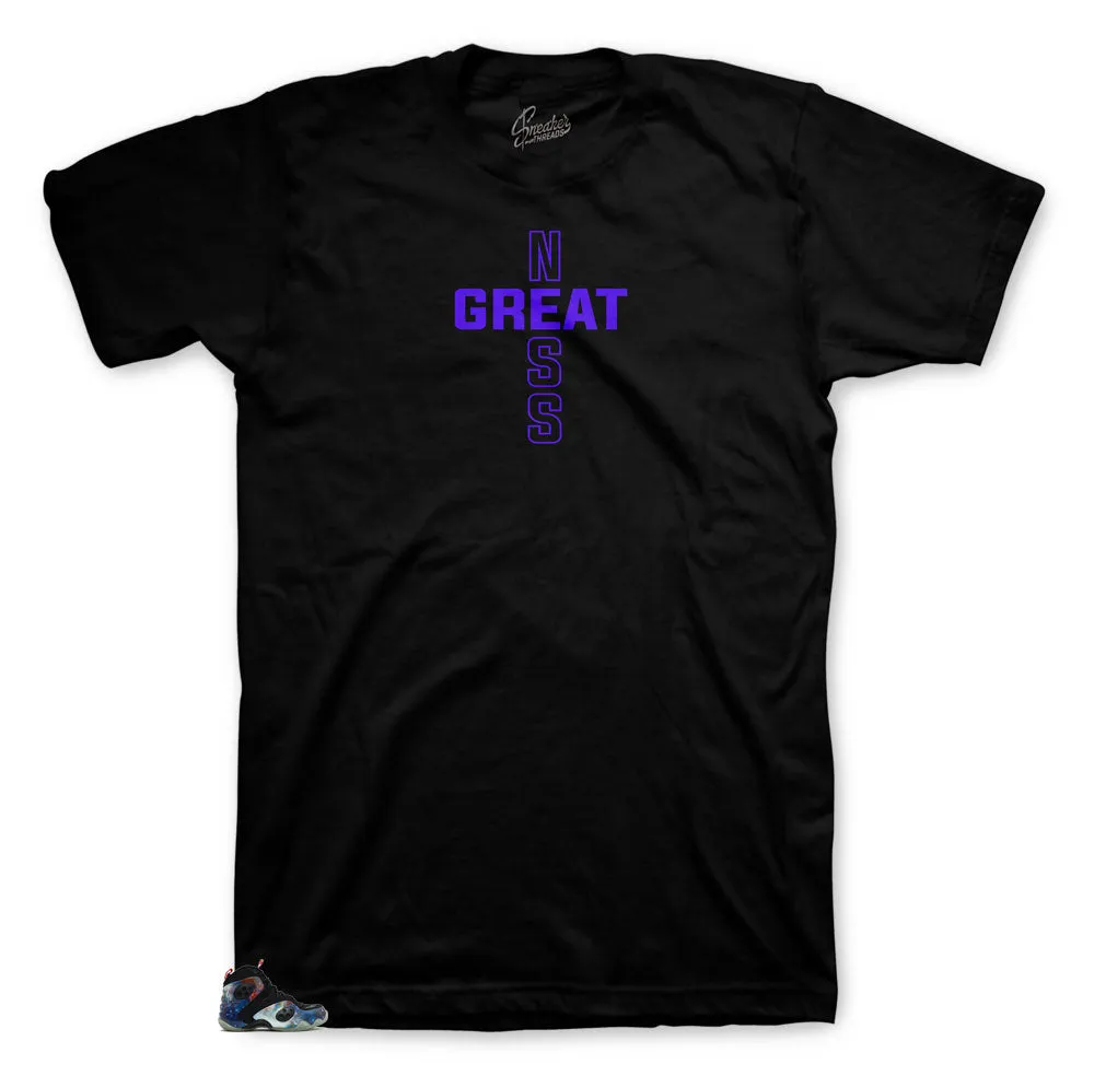 Zoom Rookie Galaxy Shirt - Greatness Cross - Black